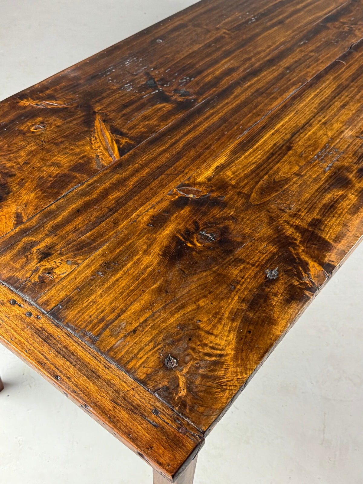 French Farmhouse Dining Table, 242 cm, Early 19th Century, photo 28