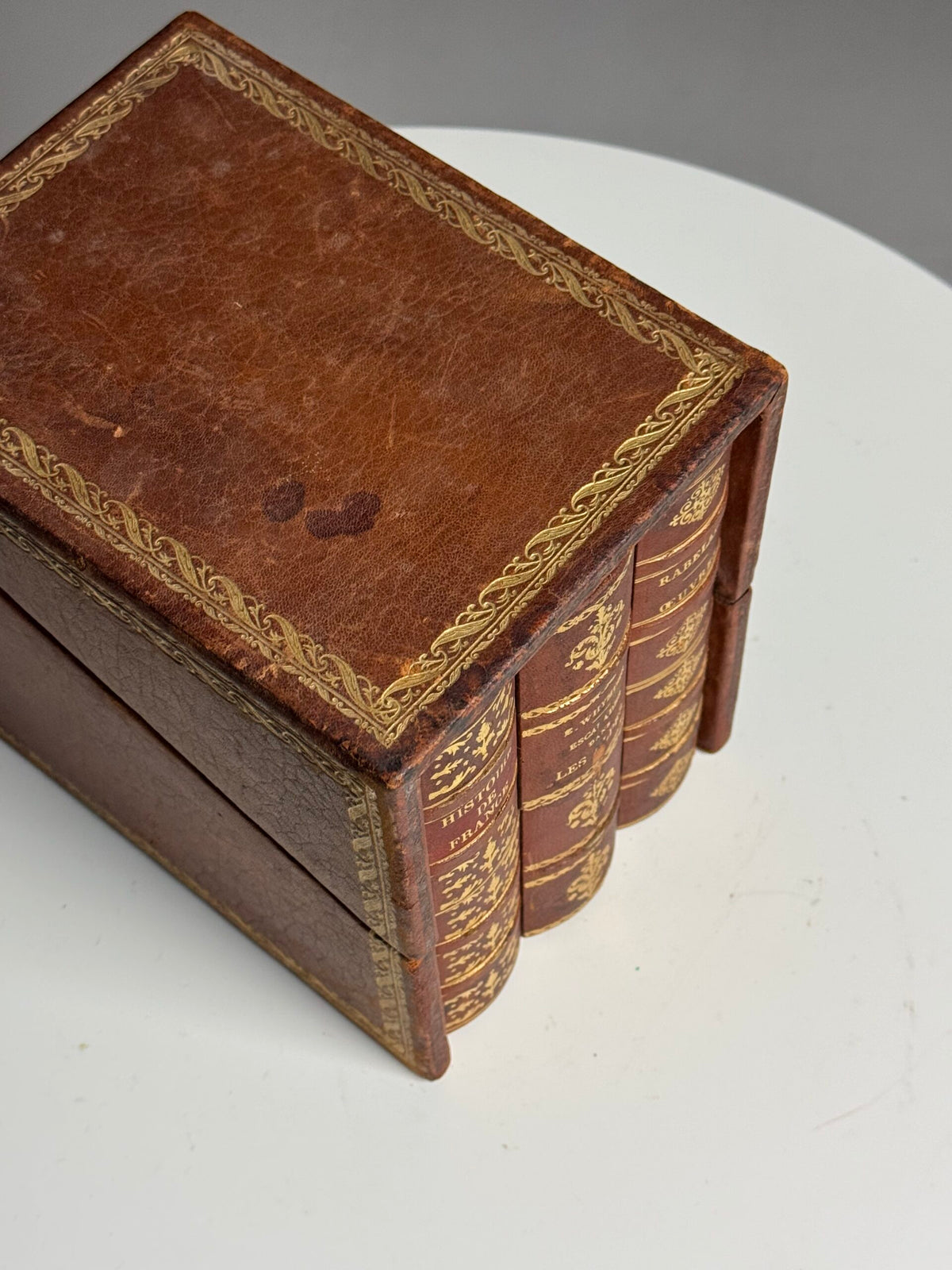 French Faux Book Box, 20th Century, photo 11
