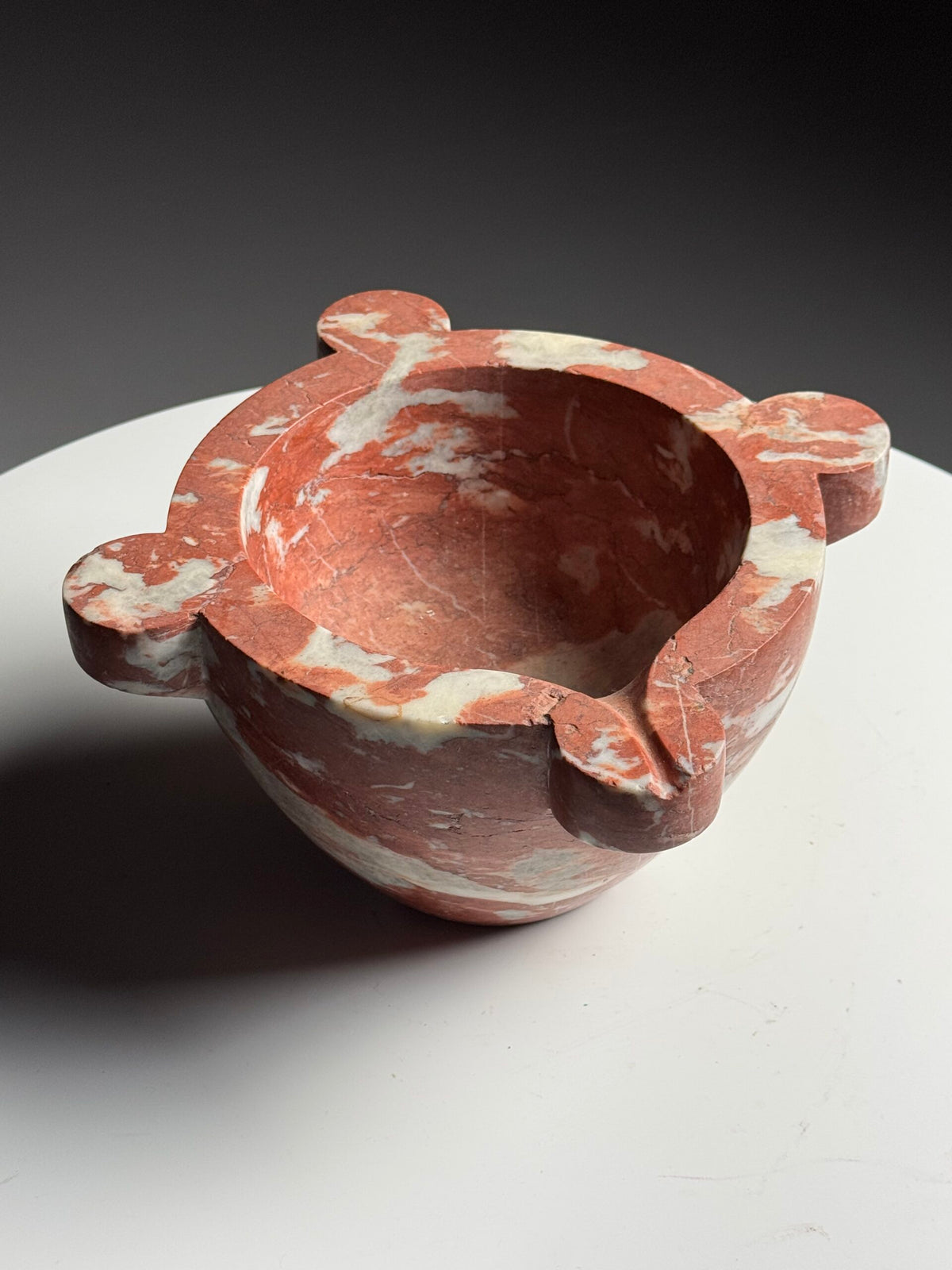 Red Languedoc Marble Mortar, France, 20th Century, photo 2