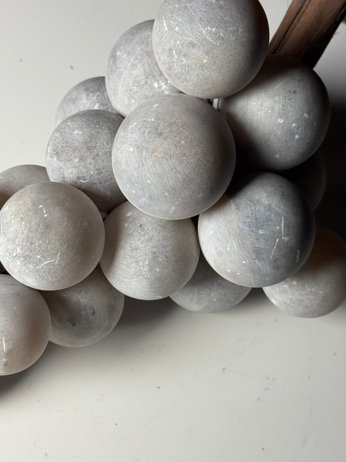 Large Grey Alabaster Bunch of Grapes, Italy, photo 8