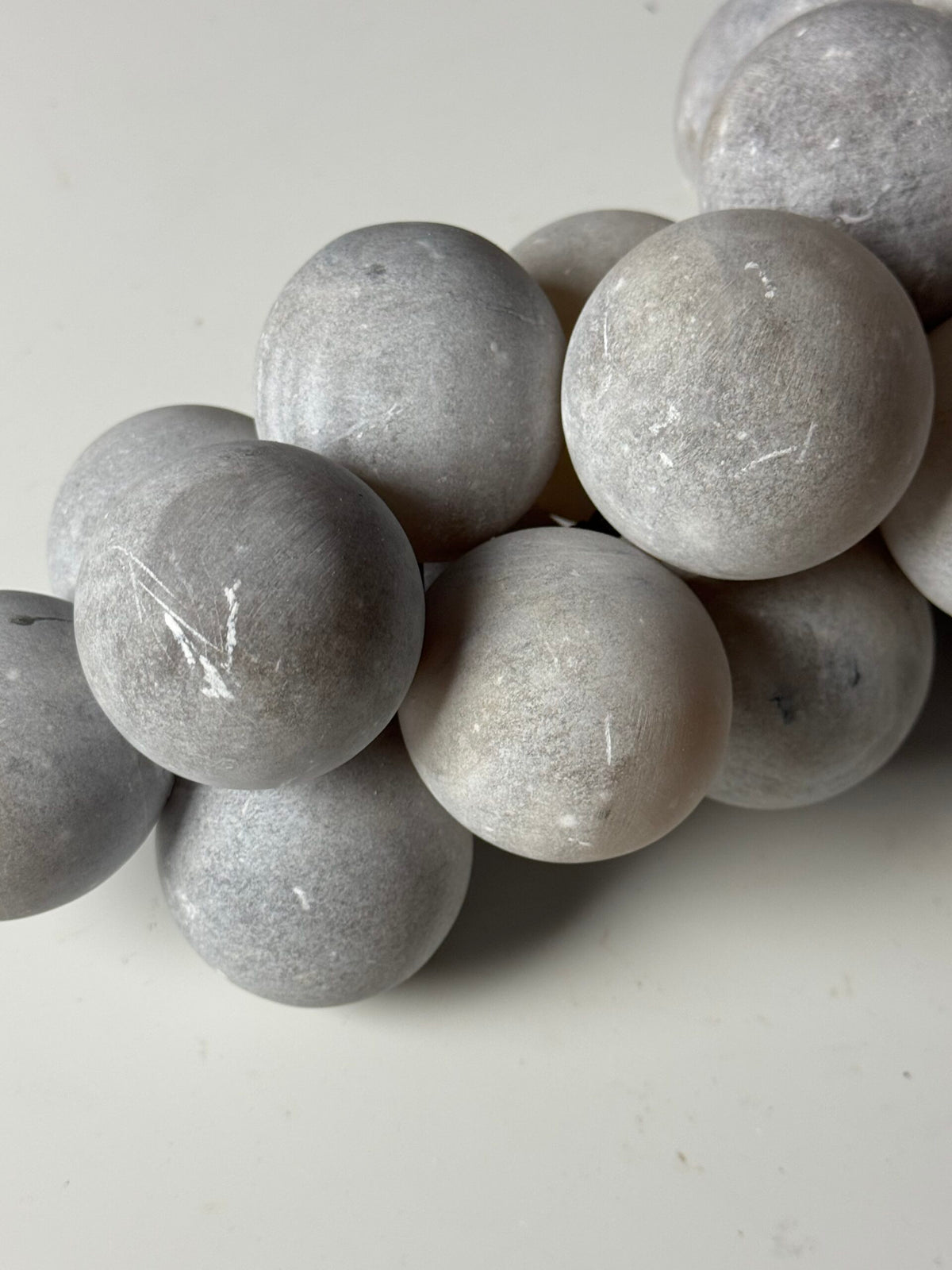 Large Grey Alabaster Bunch of Grapes, Italy, photo 6