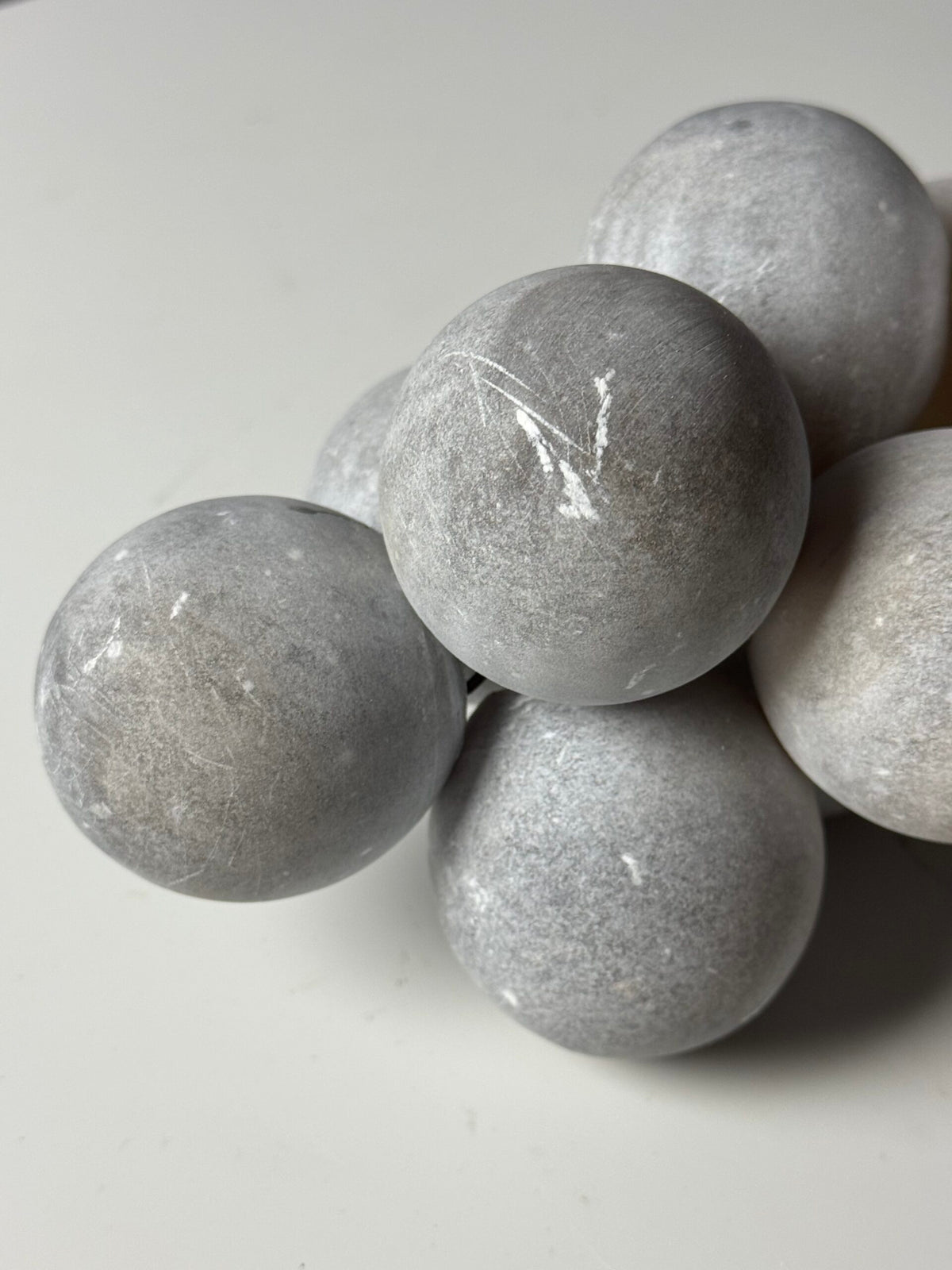 Large Grey Alabaster Bunch of Grapes, Italy, photo 5