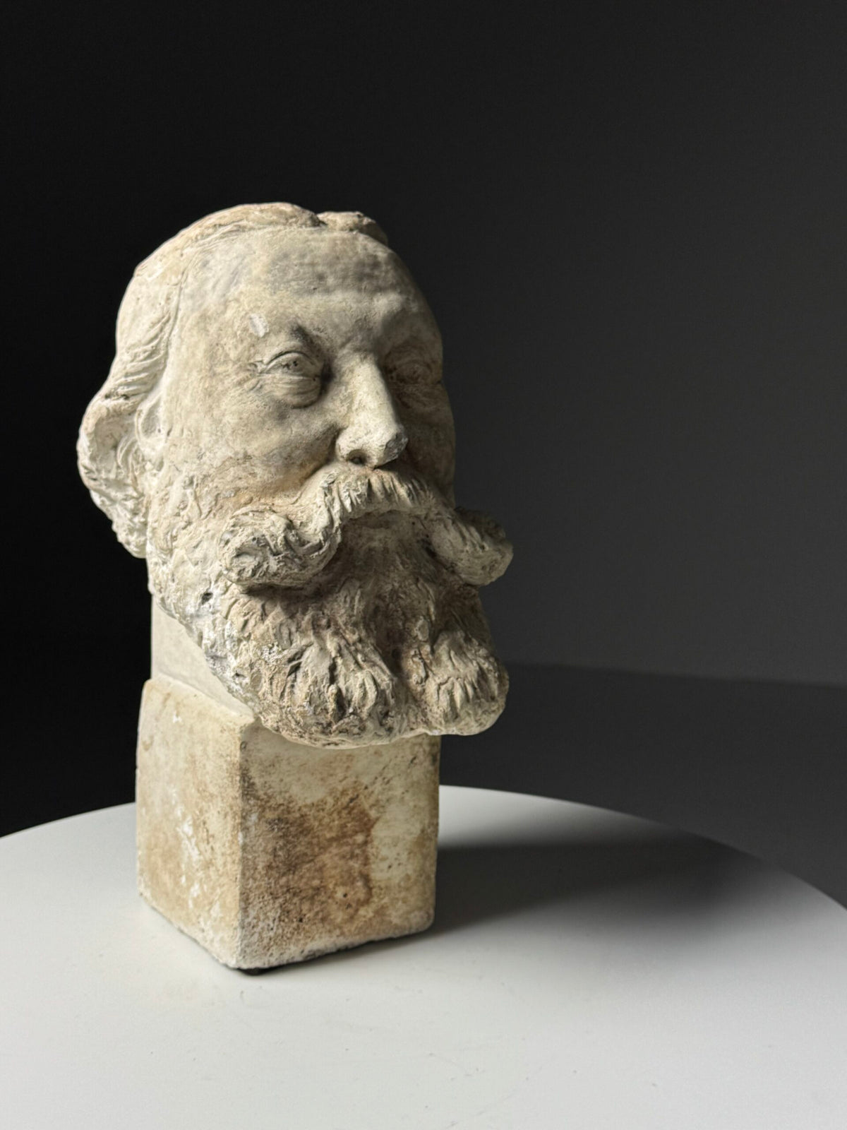 Classical Plaster Bust of a Head, Early to Mid 20th Century, photo 5