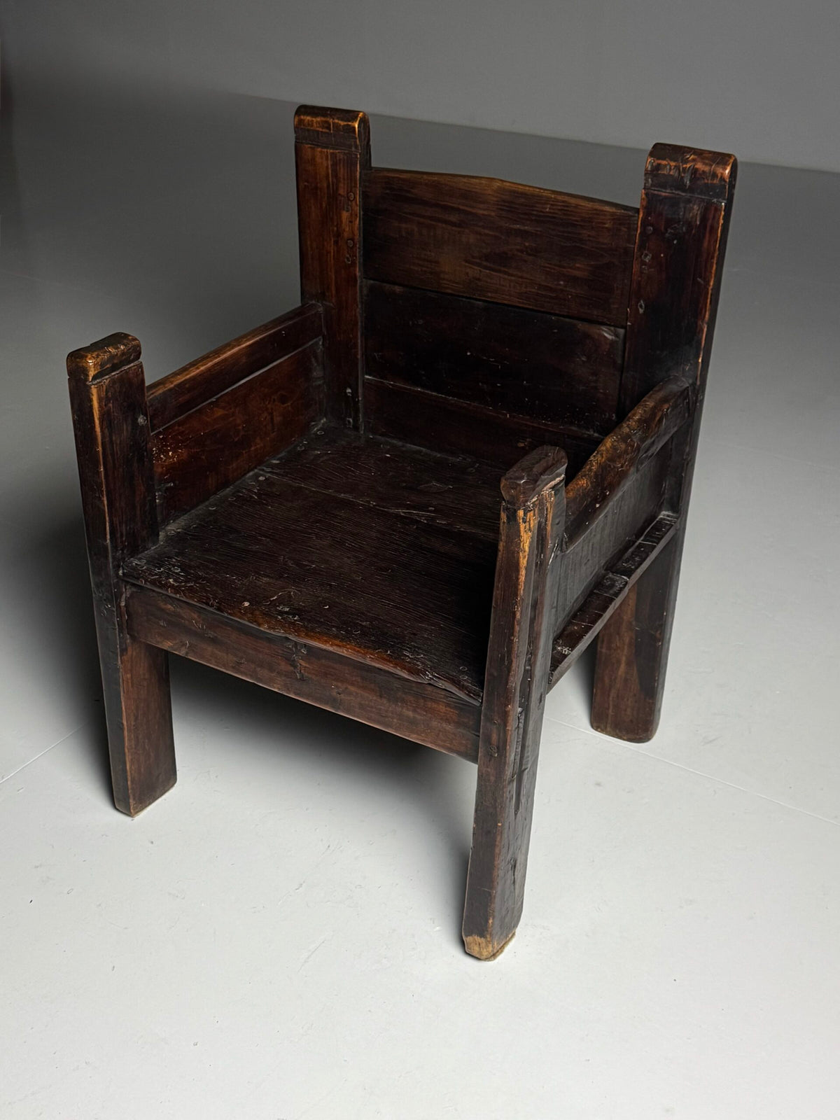 Large Spanish Walnut Chair, 18th Century, photo 14