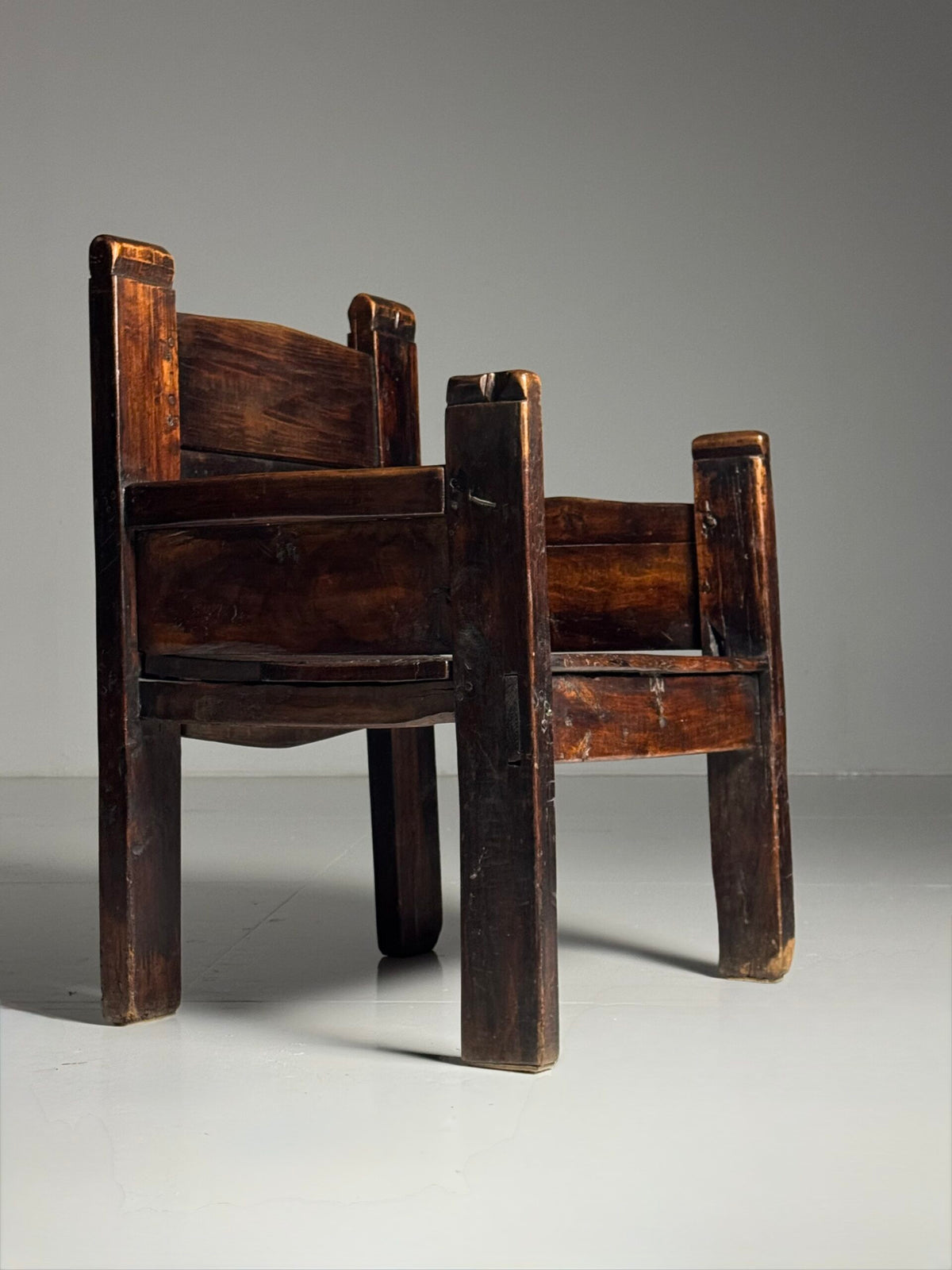 Large Spanish Walnut Chair, 18th Century, photo 11