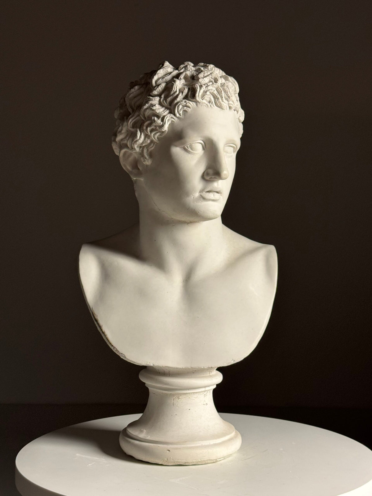 Bust of Meleager, Composite Stone, Late 20th Century, photo 2