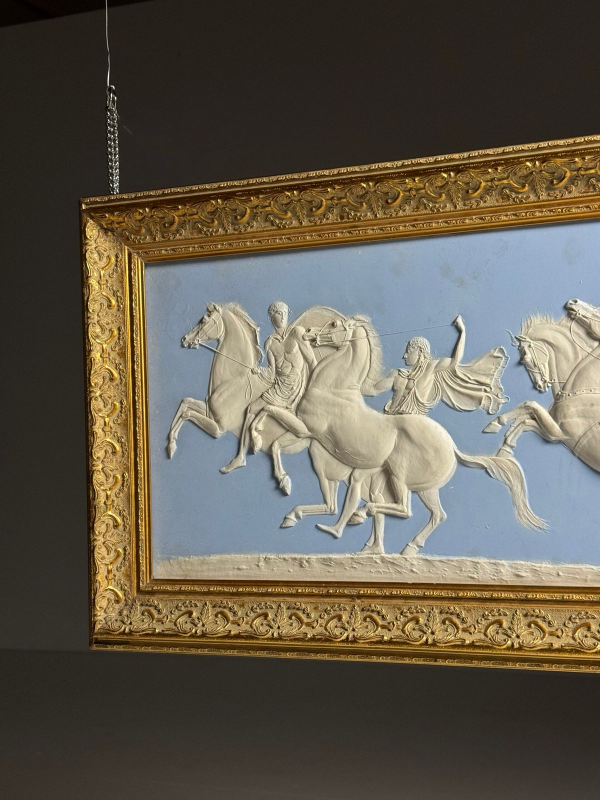 Wedgwood Style Relief Plaque of Alexander the Great Entering Babylon, photo 2