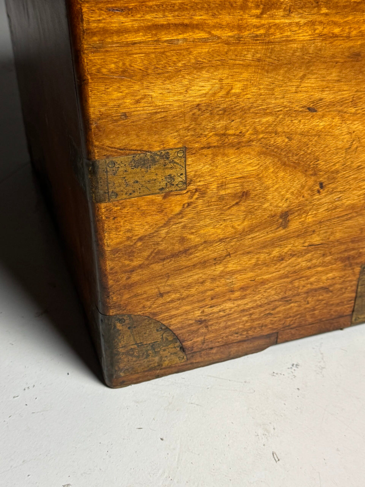 English Camphor Wood Campaign Chest, 19th Century, photo 23
