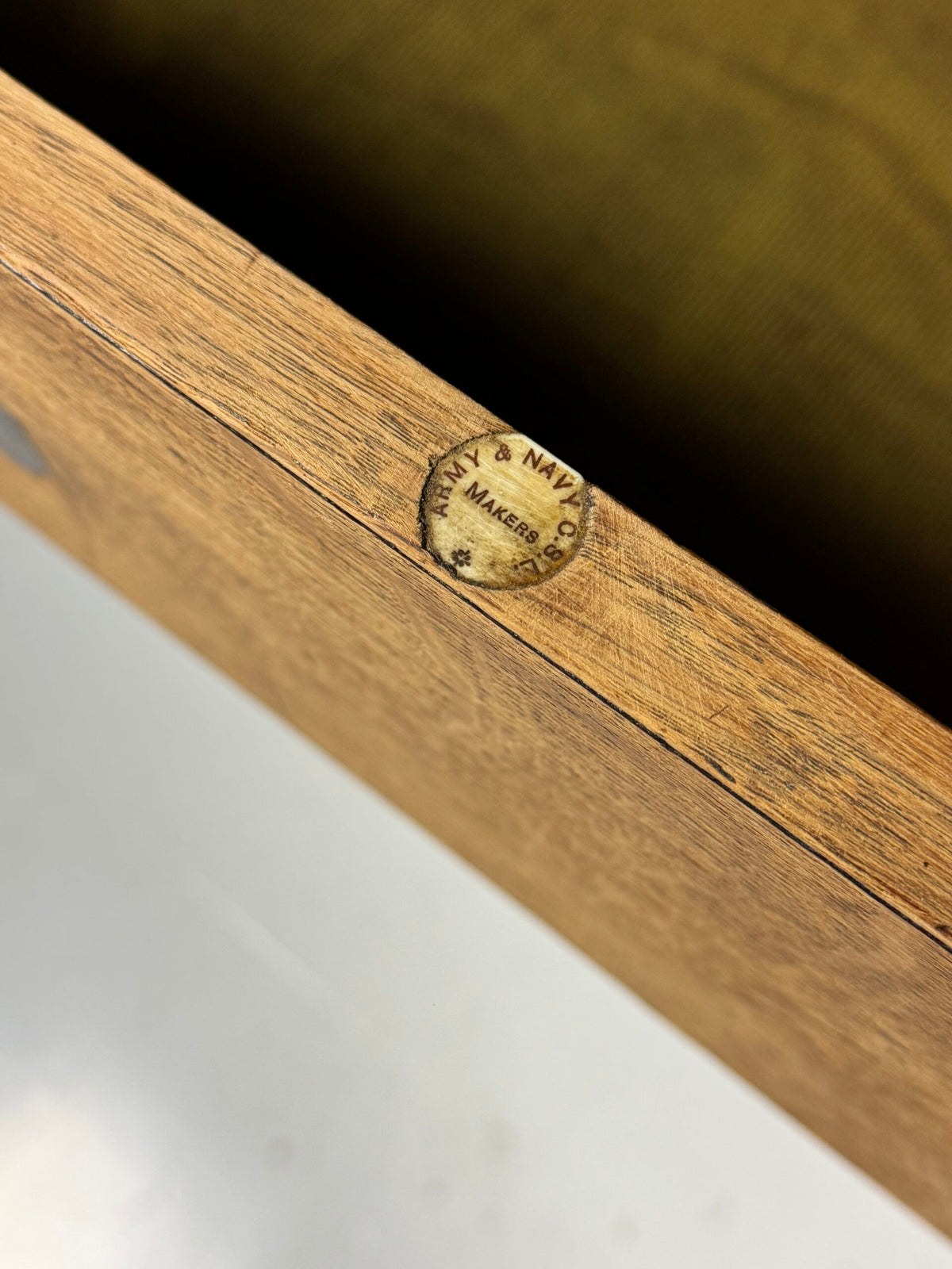 Oak Campaign Chest of Drawers, 19th Century, photo 16
