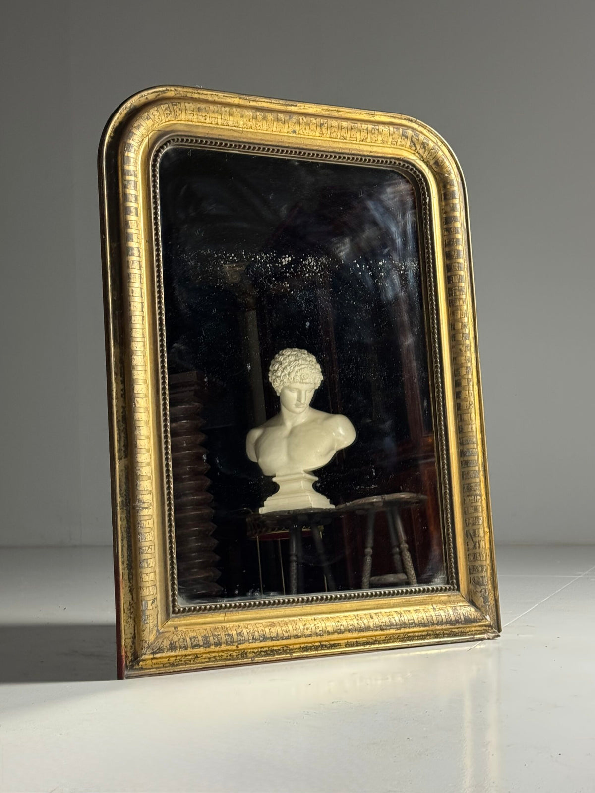 Louis Philippe Giltwood Mirror, France, 19th Century, photo 1