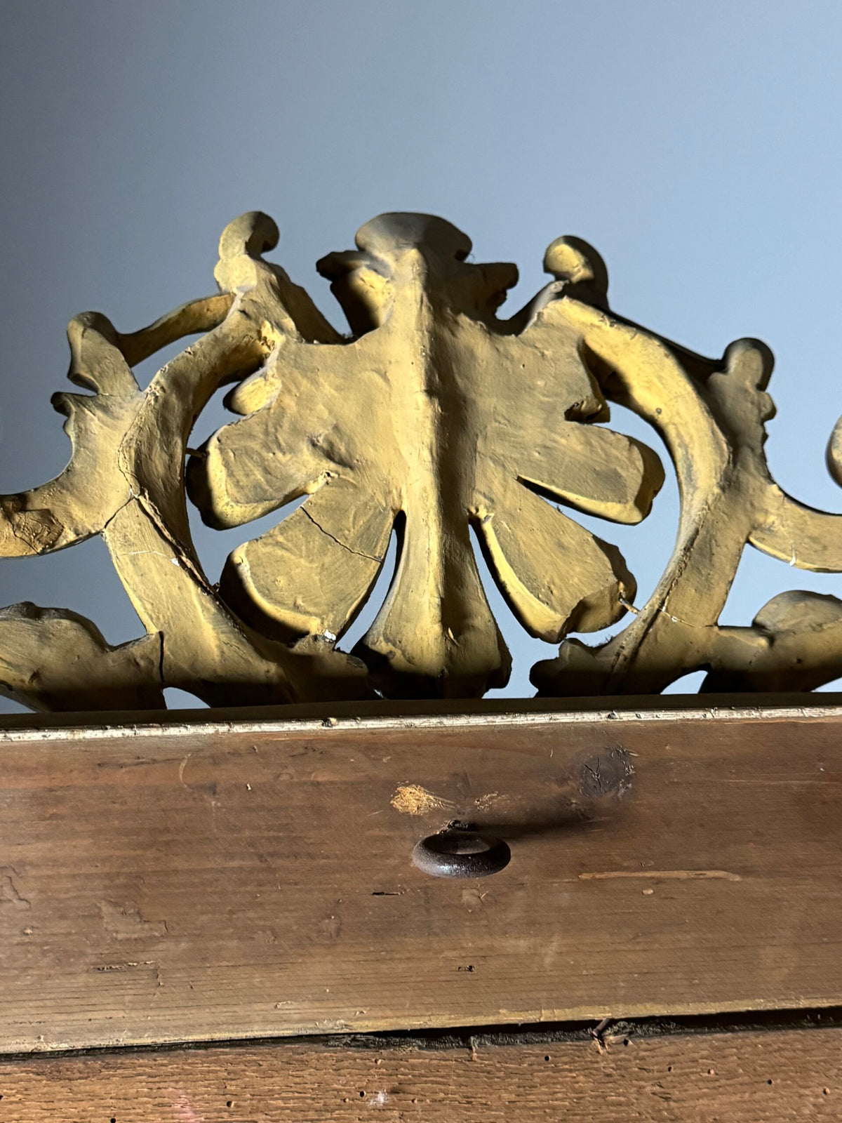Louis Philippe Giltwood Mirror with Meander Frieze, 19th Century, photo 8