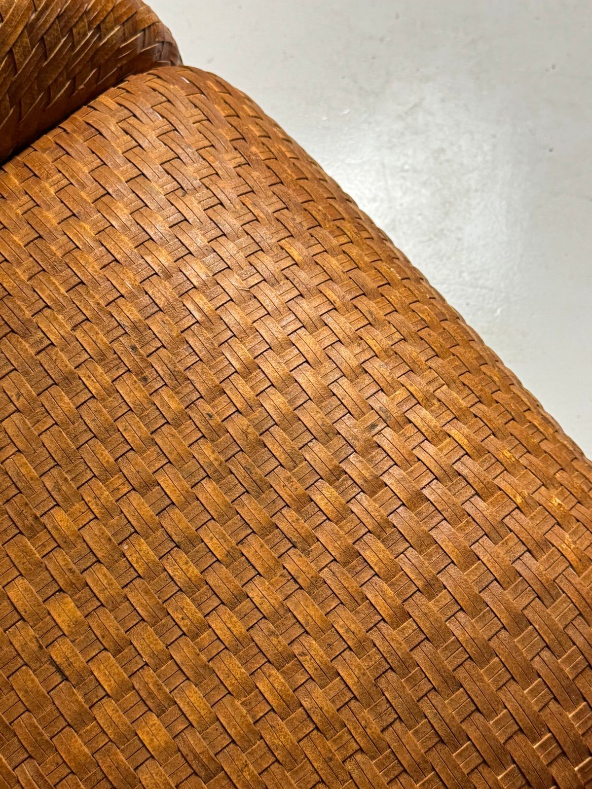 Pair of B&B Italia Cognac Leather Club Chairs by Antonio Citterio, photo 6